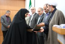 گزارش تصویری از مراسم تقدیر از کارمند نمونه در دانشگاه صنعتی شاهرود